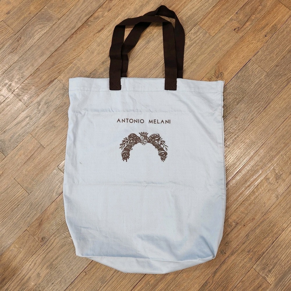 Antonio Melani Women Shoulder Bag Purse Green Ivory Leather Trim Spring Summer - Picture 14 of 16